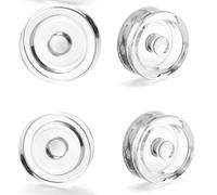 Pesi di Fermentazione, 4 Pezzi di Pietra per Pesi, Peso per Vasetti da Conserva di Cetrioli, Pesi in Vetro per Fermentazione Ø 7cm,Pesi in Vetro per Fermentazione con Ampia Apertura,Per Fermentazione