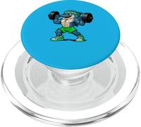 Pesi di sollevamento delfini stile anni '90 PopSockets PopGrip per MagSafe