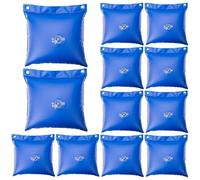 Pesi di teloni della piscina, sacchetti d'acqua piscina 12 pezzi 11x12in pesi di copertura della piscina pesante PVC pesi di telo piscina sospesa cuscinetti per le perdite resistenti al freddo cuscin