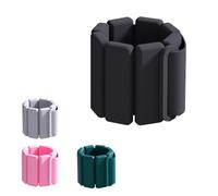 Pesi for braccia e gambe indossabili da uomo, pesi completamente regolabili for caviglie, polsi, braccia e gambe, ideali for Pilates, yoga, corsa e camminata.(Nero,2 pound)