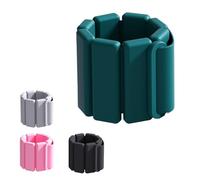 Pesi for braccia e gambe indossabili da uomo, pesi completamente regolabili for caviglie, polsi, braccia e gambe, ideali for Pilates, yoga, corsa e camminata.(Green,2 pound)