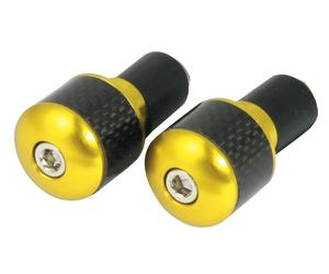 Pesi Inset Bar End In Fibra Di Carbonio Per Barre Da 22Mm Con Id 18Mm - ORO