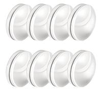 Pesi Magnetici per Tende da Doccia Calamite per Tendaggi da Esterno Fermatenda per Drappeggi Pesetti Pendenti con Magneti per Tovaglia Tendine Finestra per Evitare di Soffiare (Bianco, 8 Set)