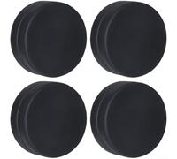 Pesi magnetici per tende resistenti impermeabili per patio esterno - antiruggine a prova di ruggine avvolto in silicone tendaggi titolari 4,9 cm 8 pezzi (1 paio di nero)