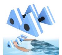 Pesi per aerobica in acqua - Attrezzatura triangolare per allenamento in schiuma, aiuto compatto e leggero per la forza acquatica, unità con manubri galleggianti, strumento ergonomico per il