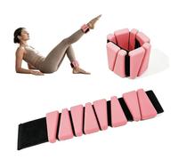Pesi per caviglie, pesi per polsi, pesi per gambe e braccia, regolabili, con sacchetti di sabbia rimovibili per caviglie, pilates, camminata, cardio