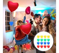 Pesi per palloncini 16 pezzi Pesi colorati a forma di cuore Palloncini nuziali