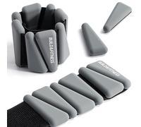 Pesi per polsi e caviglie, fasce regolabili per allenamenti da donna e uomo, set di 2, 1 kg e 2 kg, perfette per jogging, passeggiate, yoga, pilates, aerobica, allenamento della forza