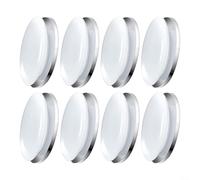 Pesi per tenda da doccia con nucleo magnetico permanente per un'adesione affidabile ai lati o alle pareti metalliche della vasca (8 pezzi)