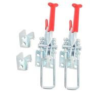 Pesi pesanti Morsetti a levetta Capacità 350 kg Set di 2 pezzi di fissaggio resistenti alla corrosione per apparecchiature industriali Facile installazione Set di chiusure a levetta