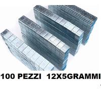Pesi Piombo zinco adesivi equilibratura cerchi auto lega per ruote 100 pezzi 5gr