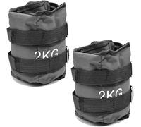 Pesi x Polsi e Caviglie Wrist/Ankle Weights (2 x 2 kg) con Cinturino Regolabile | ideali per Allenamento Palestra Aerobica Fitness Potenziamento Muscolare
