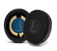 PESLNG Cuscinetti auricolari di ricambio professionali in pelle sintetica compatibile con Jabra Evolve2 65/Evolve2 40/Elite 45h, utilizza memory foam di alta qualità (gel di raffreddamento nero)