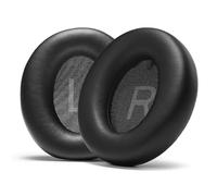 PESLNG Cuscinetti auricolari sostitutivi in pelle PU professionale Compatibile con Anker Soundcore Space Q45, realizzati con schiuma memory di alta qualità (Pelle proteica - Nero)