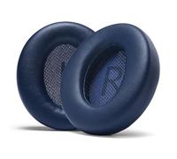 PESLNG Cuscinetti auricolari sostitutivi in pelle PU professionale Compatibile con Anker Soundcore Space Q45, realizzati con schiuma memory di alta qualità (Pelle proteica - Blu)