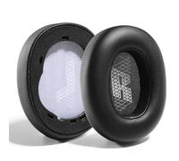 PESLNG Cuscini di ricambio in ecopelle professionale per JBL E65 E65BTNC/Duet NC/LIVE650 BTNC/LIVE660 BTNC, Utilizza schiuma memory di alta qualità per maggiore comfort e durata (Pelle proteica-Nero)