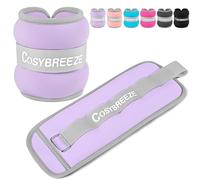 Peso Caviglia, Pesi per Caviglie Cavigliere Pesi 5 kg 1 Paio Pesi Caviglie Cavigliera Pesi per Polsi Polso Passeggiate, Esercizio Fisico, Palestra, Viola Chiaro