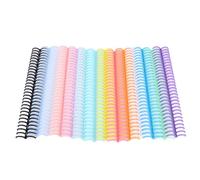 Peso di rilegatura del pettine 14 Opzioni a colori 150 Foglio Capacità 19mm x 30 Ring PP Binder in plastica Combente per il calenrio della scrivania Notebook