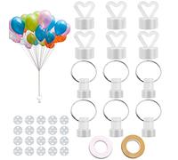 Peso Palloncini per Elio, 12Pcs Palloncini con Pesi in Plastica, Pesi per Palloncini a Elio, Per Elio Palloncini in Plastica, per Matrimoni, Compleanni, Feste, Decorazioni