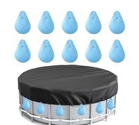 Peso per Copertura Piscina Fuori Terra,Resistente Impermeabile Spesso - ad Acqua per la Copertura della Piscina | Per Appassionati di Giardinaggio Cortile Villa Parco Hotel Casa sulla Spiaggia