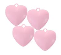 Peso Rosa 4 Resina Cuore Forma Palloncini per Pezzi in Piena | Pendenti Decorativi, per Matrimonio e Festa, Riutilizzabile, Mantiene Stabili i Palloncini Gonfiati a Elio
