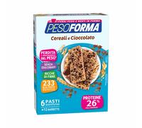 NUTRITION & SANTE' ITALIA SpA PESOFORMA BARRETTE CEREALI E CIOCCOLATO 12 PEZZI