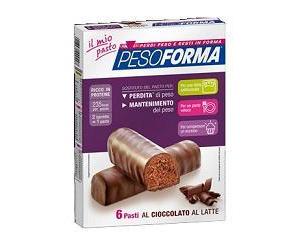 Pesoforma Barretta Cioccolato Latte 12 Pezzi