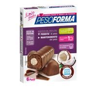 NUTRITION & SANTE' ITALIA SpA Pesoforma Linea Alimentazione Dietetica 12 Barrette Cioccolato Cuore Cocco
