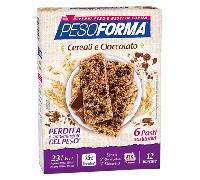 NUTRITION & SANTE' ITALIA SpA PESOFORMA BARRETTE CEREALI E CIOCCOLATO 12 PEZZI