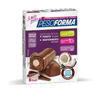 NUTRITION & SANTE' ITALIA SpA Pesoforma Linea Alimentazione Dietetica 12 Barrette Cioccolato Cuore Cocco