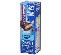 Pesoforma Barrette Pasti Low Sugar Fondente Cocco 124 g Barretta