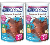 PESOFORMA CHOCO SMOOTHIE, Pasto Sostitutivo per il Controllo del Peso, Smoothie Gustoso che Aiuta a Rimettersi in Forma, Ricco in Proteine e Fibre, Solo 205 Calorie, 20 pasti, 540 gr (Confezione da 2)