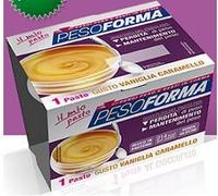 PESOFORMA Coppa al gusto Vaniglia Caramello, 1 coppa da 210 grammi