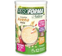 Pesoforma Nature Smoothie Shake Mela e Crusca di Avena | Pasto Sostitutivo Dimagrante, 206 Kcal, 12 Pasti