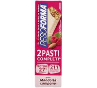 Pesoforma - Pesoforma Barrette 2 Pasti Completi Gusto Mandorla Lampone 2 Pezzi - 988830218