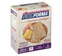 NUTRITION & SANTE' ITALIA SpA PESOFORMA SANDWICH GUSTO PROSCIUTTO E FORMAGGIO 8 PEZZI