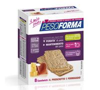NUTRITION & SANTE' ITALIA SpA PESOFORMA SANDWICH GUSTO PROSCIUTTO E FORMAGGIO 8 PEZZI