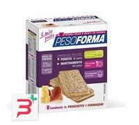PESOFORMA SANDWICH PROSCIUTTO/FORMAGGIO 4 PASTI 8 PEZZI X 25 G