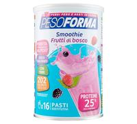 Pesoforma Smoothie Pasto Sostitutivo Dimagrante Shake Frutti Di Bosco 201 Kcal, 16 Pasti, 436 g