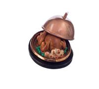 Pesoncarl 1:12 House Dollose Mini Ringraziamento Turchia Dolci Miniature Accessori per Cucina di Pollo arrosto, Accessori per Bambole