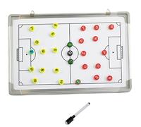 Pesoncarl 1Set Football Tactics Board, tattico tattico da 18x10 Pollici Calcio, Tattica Magnetica cancellabile, tattiche di Stampa Chiare, per Allenamento di Attrezzature assistenti, Sport