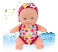 Pesoncarl Bambola per Bambini Acqua Impermeabile Bambola da Bagno Galleggiante Baby con Giunti mobili