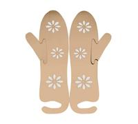 Pesoncarl Bloccanti a coglione a Maglieria per Guanti in Legno Display barella a Mano da Magliette Fai -da -Te stampi Regalo 1pair s, Cucina Domestica