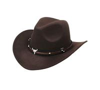 Pesoncarl Cappello da cowboy per ragazze, ragazzi, stile occidentale, decorazioni per cappelli da cowgirl per feste in maschera di compleanno, Natale, Halloween, cappelli per bambini