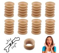 Pesoncarl Neck Cracker Gimmick 9 Pezzi Divertente Cracking Trucco Sonoro Articoli Riutilizzabili in Plastica per Scherzi per Commedie, Close-Up, Clown, Halloween, Articoli per Feste Bomboniere