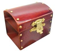 Pesoncarl Piccolo forcine, Legno 1:12 mobili per Case Bambole, Cassa del Tesoro in Miniatura realistica, scatole di camere in Miniatura delle Bambole, Giocattoli