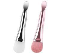 Pespa a faccia in silicone, applicatore per maschera per viso da 2 pcs silicone e morbido applicatore per maschera per la testa di setola per la cura del viso