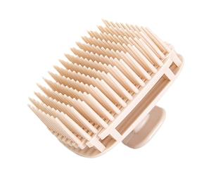 Pespa a shampoo quadrato con flessibili - pennello da massaggio per il cuoio capelluto, adatto a uomini, donne, bambini e animali | Strumento per la cura dei capelli per una pulizia profonda