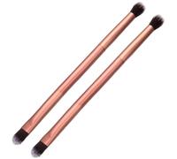 Pespa da smuco per occhiali da eyeliner, 2pcs a doppia teste spazzola smudia di ombretto, spazzole per il trucco per ombretto per le sopracciglia eyeliner delle sopracciglia