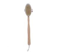 Pespa e della spazzola a sauna Lunga spazzola da bagno deluxe esfolia la circolazione della pelle per la plastica in legno di sauna spa 42,5 cm